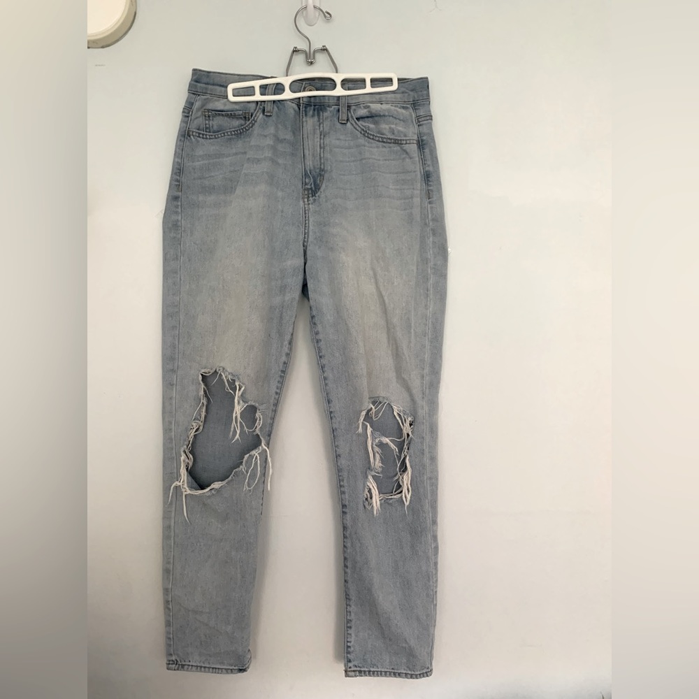 High Waisted Old Navy Ripped Jeans